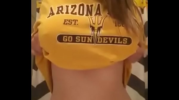 Sexy 18 Years Old Girl Showing Off Her Big Tits